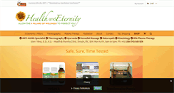 Desktop Screenshot of healthandeternity.com
